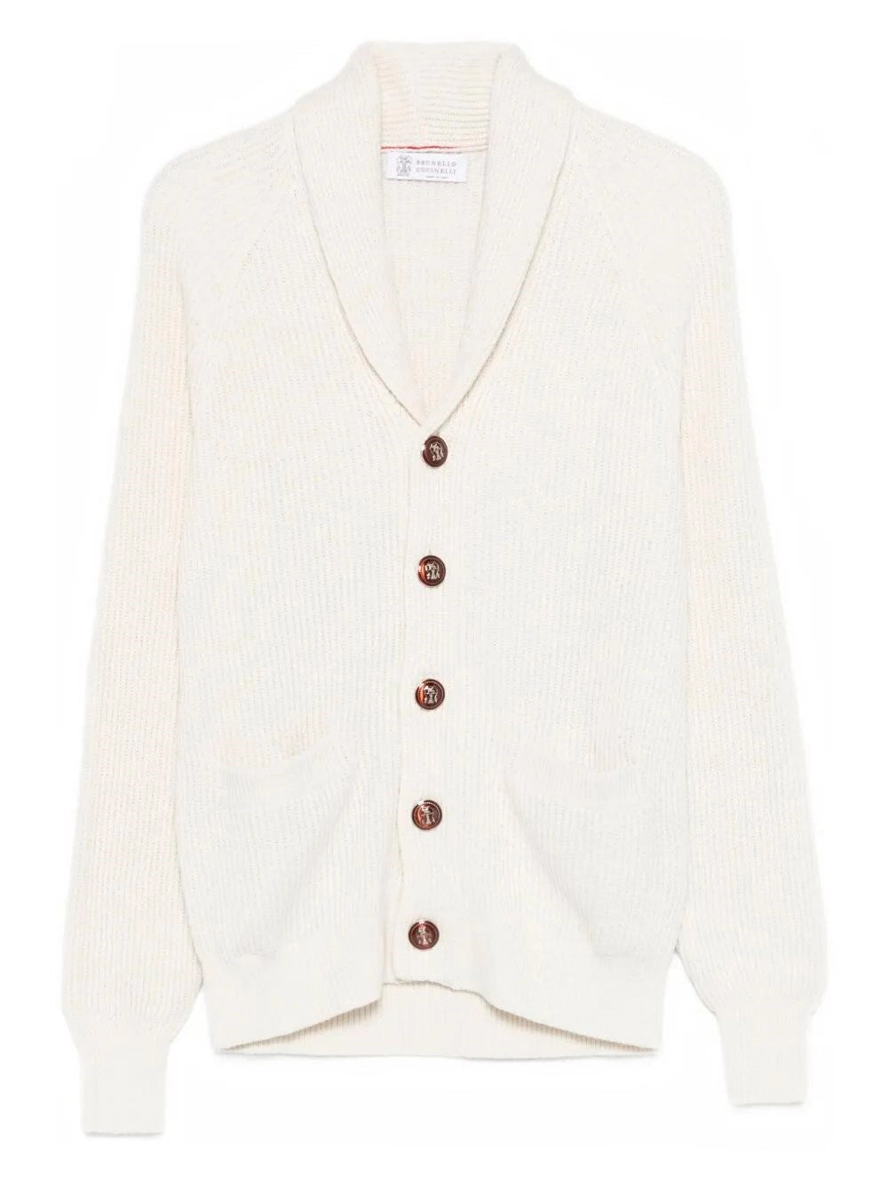 Brunello Cucinelli Men English Rib Knit Cardigan
