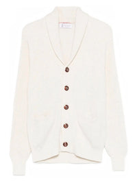 Brunello Cucinelli Men English Rib Knit Cardigan