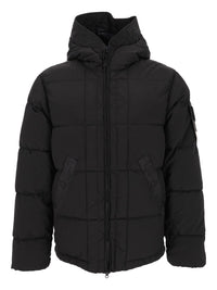 Stone Island Stone Island Men Hooded Down Jacket In Nylon Metal Fabric