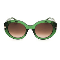 Marc Jacobs Sunglasses Round Full Rim, Green Frame and Brown Gradient Lens MJ1110/S01EDHA