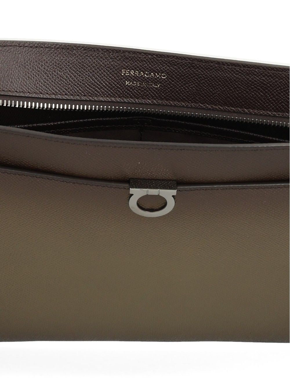 Ferragamo Ferragamo Men Gancini Pouch