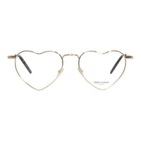 Saint Laurent Saint Laurent Eyeglasses Geometric Full Rim, Silver Frame and Clear Demo Lenses Lens SL301LOULOUOPT002