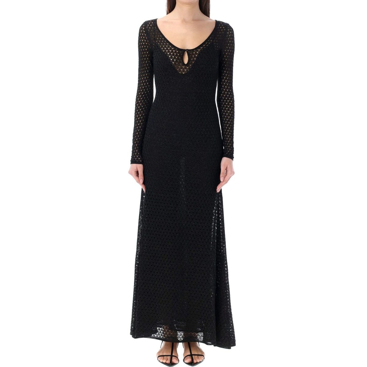 Tom Ford Tom Ford Lurex Crochet Maxi Dress Women