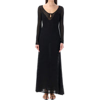 Tom Ford Tom Ford Lurex Crochet Maxi Dress Women