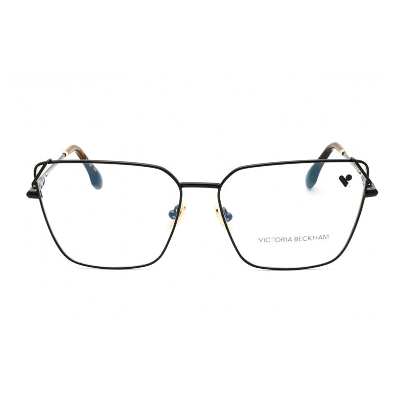 Victoria Beckham Eyeglasses Cat Eye Full Rim, Black Frame and Clear Demo Lenses Lens VB2126001