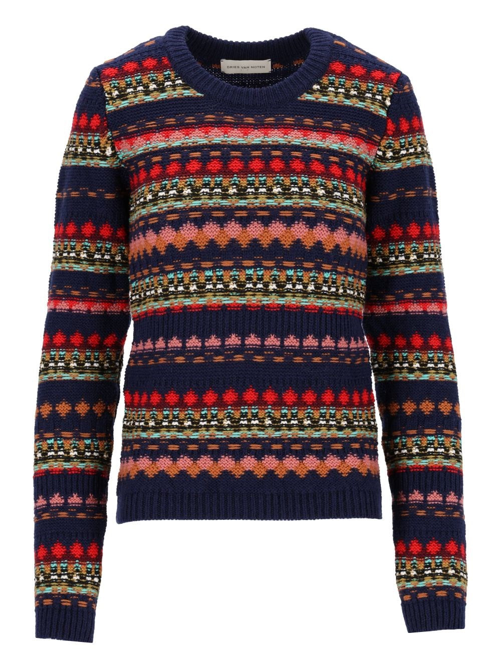 Dries Van Noten Women Jacquard Wool Sweater