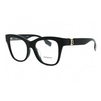 Burberry Eyeglasses Square Full Rim, Black Frame and Clear Demo Lenses Lens BE2388F3001