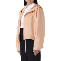 Jil Sander Jil Sander Blend Silk Zip-Up Hooded Jacket Women