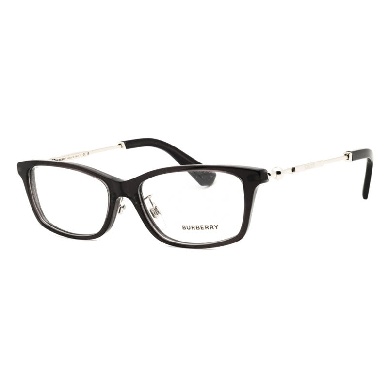 Burberry Burberry Eyeglasses Rectangle Full Rim, Brown Frame and Clear Demo Lenses Lens BE2414D4116