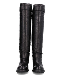 Jimmy Choo Women Biker Knee Boot