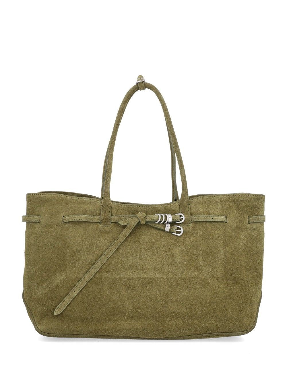 Margesherwood Women Grandma Used Large Suede Bag