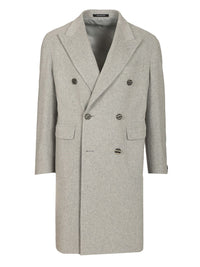 Tagliatore Men "London" Double-Breasted Coat