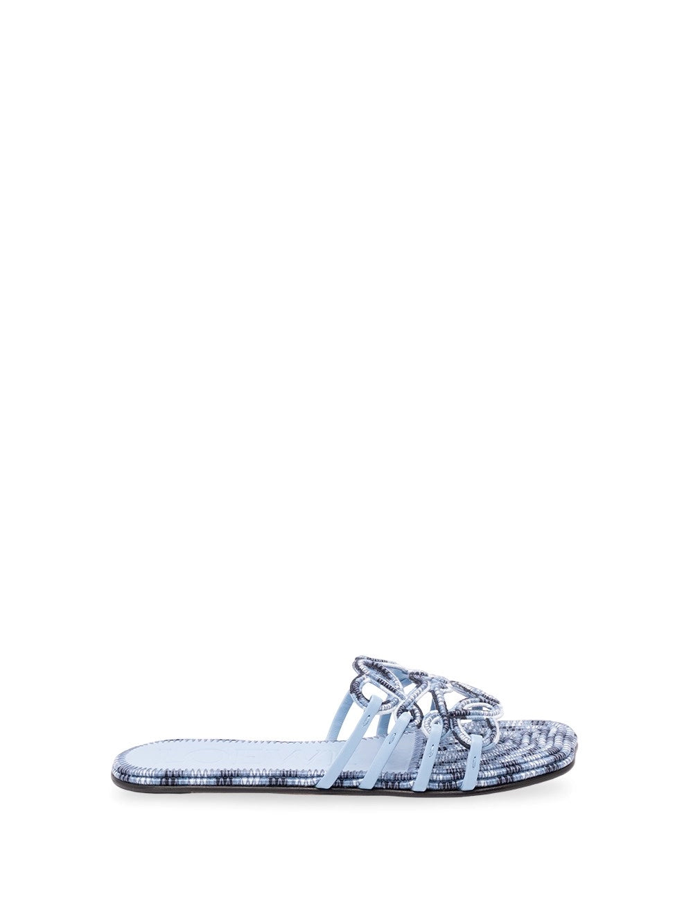 Loewe Women Paula`S Ibiza `Petal Anagram` Embroidery Slides