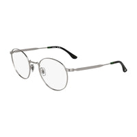 Lacoste Eyeglasses Round Full Rim, Gold Frame and Clear Demo Lenses Lens L2308714