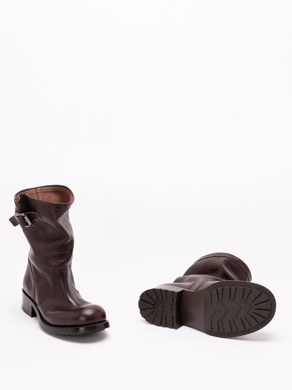 Prada Prada Women Leather Mid-Calf Boots