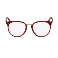 Chloe Eyeglasses Square Full Rim, Burgundy Frame and Clear Demo Lens Lens CE2690606