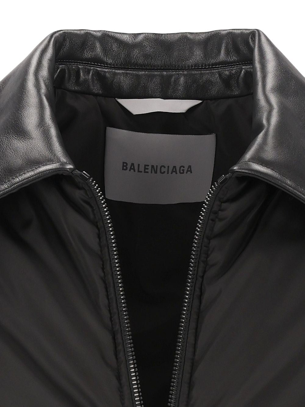 Balenciaga Men Twill Cocoon Bomber Jacket