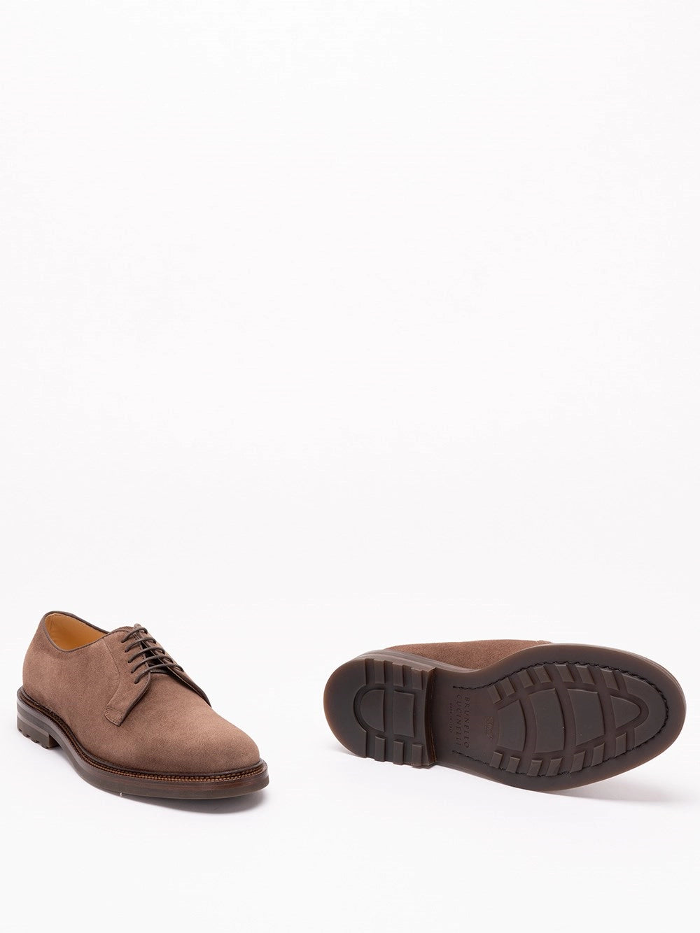 Brunello Cucinelli Men Suede Derbys