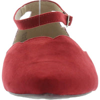 Lana Womens Faux Suede D'Orsay Ankle Strap