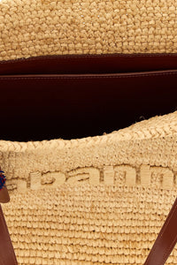 Paco Rabanne Women 'Natural Raffia Tote Bag' Shopping Bag