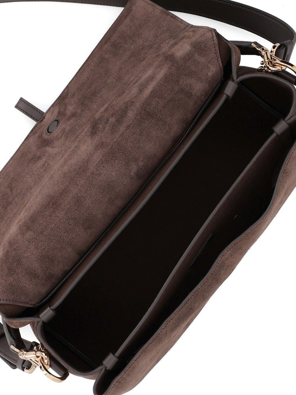 Tod's Tod's Women Small “Flap T Timeless” Bag In Suede