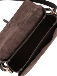 Tod's Tod's Women Small “Flap T Timeless” Bag In Suede