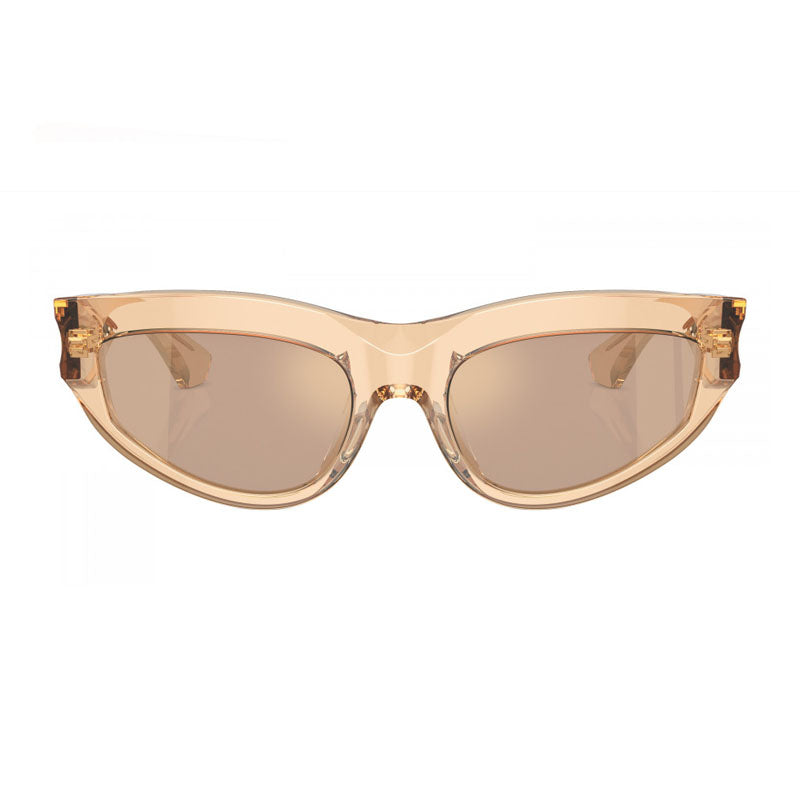 Burberry Sunglasses Cat Eye Full Rim, Green Frame and Dark Grey Lens BE4425U411887