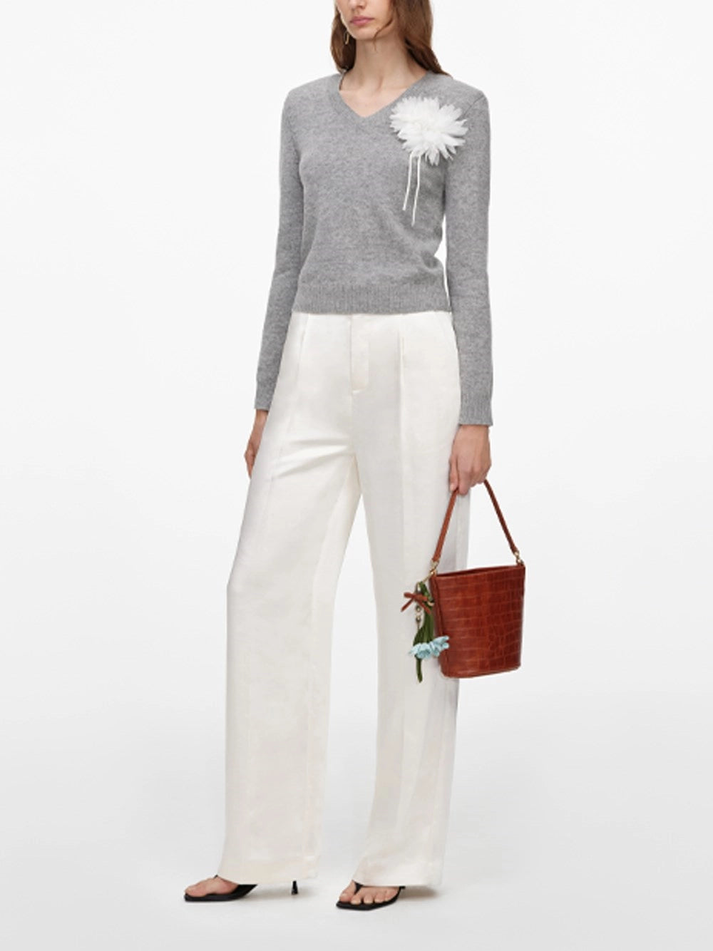 Self-portrait Self-Portrait Women Flower Wool Jumper