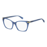 Marc Jacobs Eyeglasses Cat Eye Full Rim, Shiny Blue Frame and Clear Demo Lenses Lens MJ10960PJP00