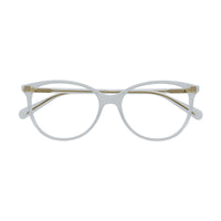 Gucci Eyeglasses Cat Eye Full Rim, Blue Gradient Frame and Clear Demo Lenses Lens GG0550O004