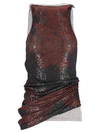 Maison Margiela Women Printed Draped Top