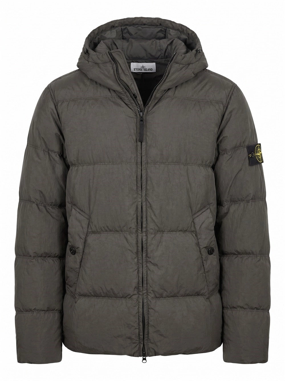Stone Island Men Garment Dyed Crinkle Reps Ny Jacket