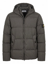 Stone Island Men Garment Dyed Crinkle Reps Ny Jacket