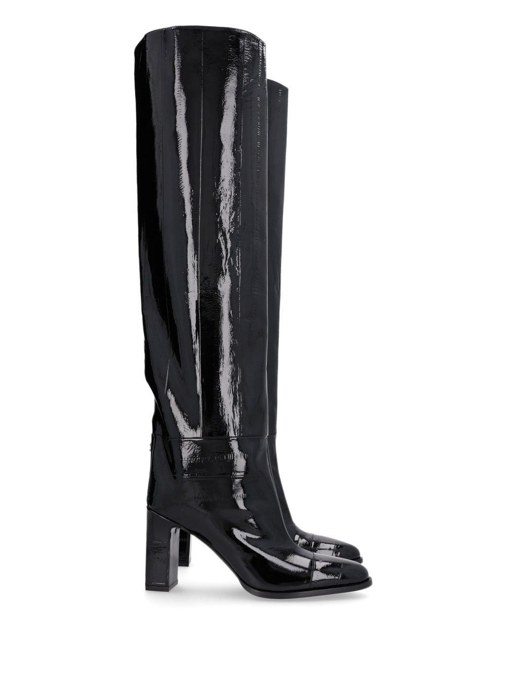 Jimmy Choo Jimmy Choo Women Caly Otk 85 Glossy Leather Boots