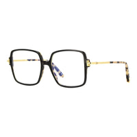Tom Ford Tom Ford Eyeglasses Square Full Rim, Black Frame and Clear/Blue-Light Block Lenses Lens FT5915-B005
