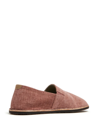 Brunello Cucinelli Textured Linen Blend Slip-On Espadrilles