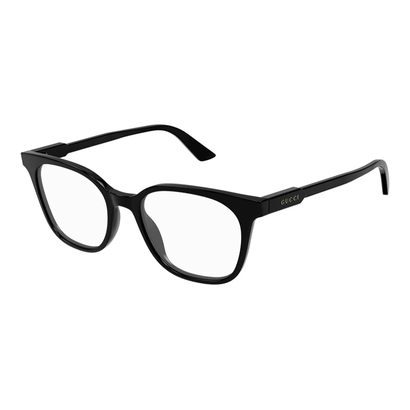 Gucci Gucci Eyeglasses Square Full Rim, Havana Frame and Clear Demo Lenses Lens GG1821O002