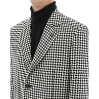 Alexander Mcqueen Pied-De-Poule Wool Coat Men