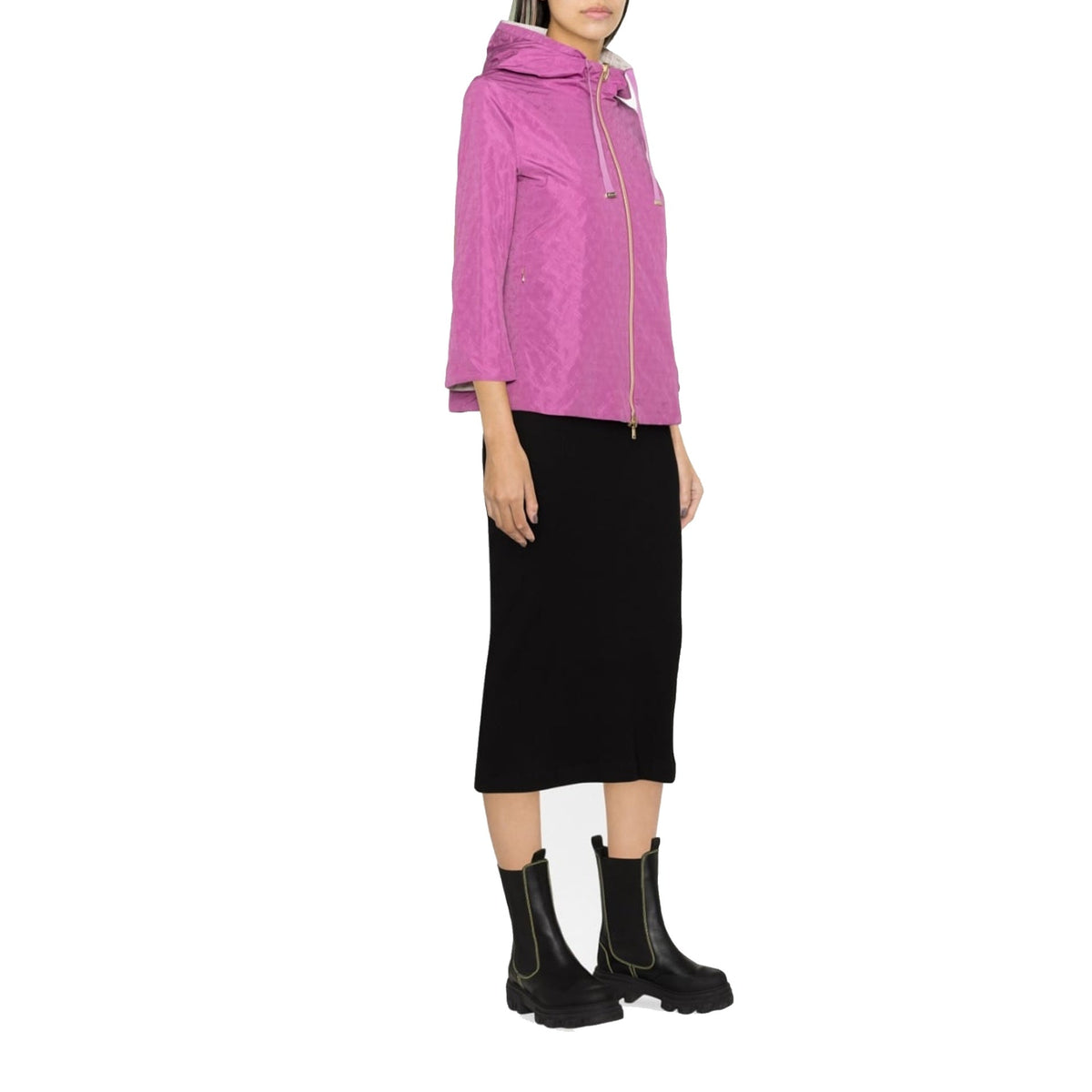 Herno Herno Reversible Monogram-Print Jacket Women