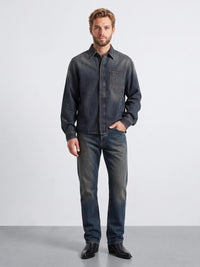 Golden Goose Men Cotton Denim Shirt