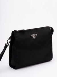 Prada Men Re-Nylon And Saffiano Pouch