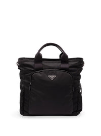 Prada Men Re-Nylon And Saffiano Leather Shoulder Bag