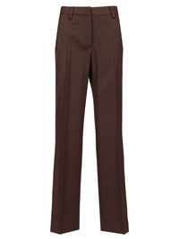 Off-White Women Wool Wide Leg Trousers