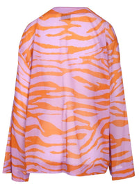 The Attico Women Animal Print Blouse
