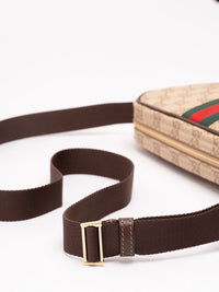 Gucci Men `Gg Coated Web` Crossbody Bag