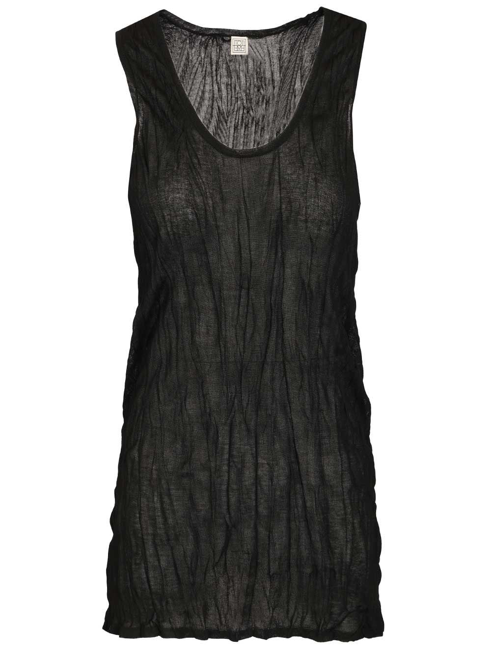Toteme Women Crinkled Knit Tank