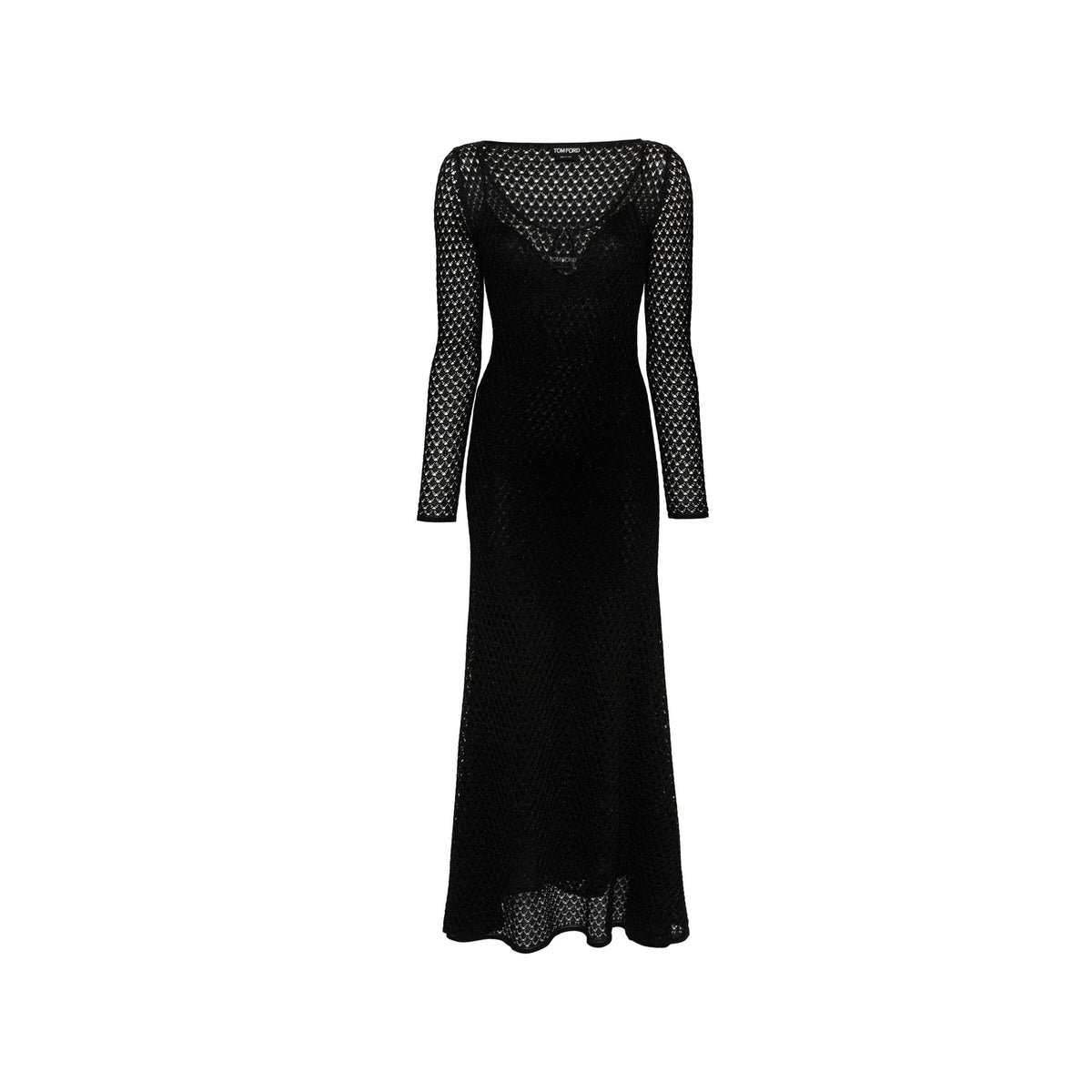 Tom Ford Tom Ford Lurex Crochet Maxi Dress Women