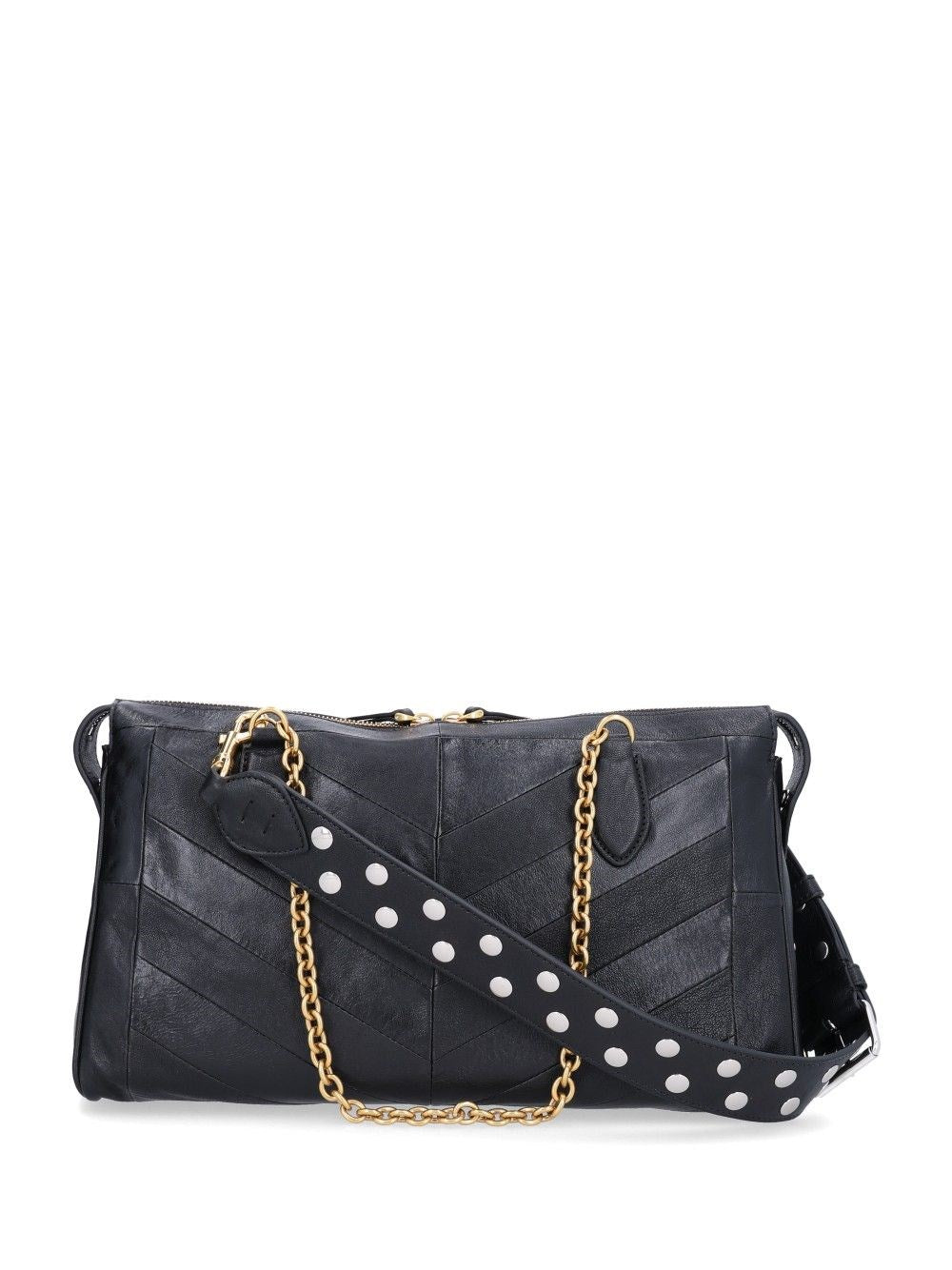 Valentino Garavani Women "Panthea" Bag In Chevron-Patterned Nappa Leather