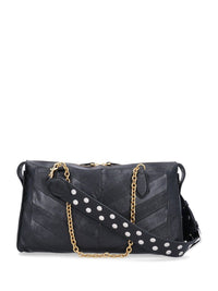 Valentino Garavani Women "Panthea" Bag In Chevron-Patterned Nappa Leather