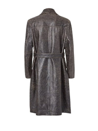 Fendi Men Leather Trench